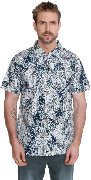Men's Short Sleeve Hawaiian Woven Shirt
