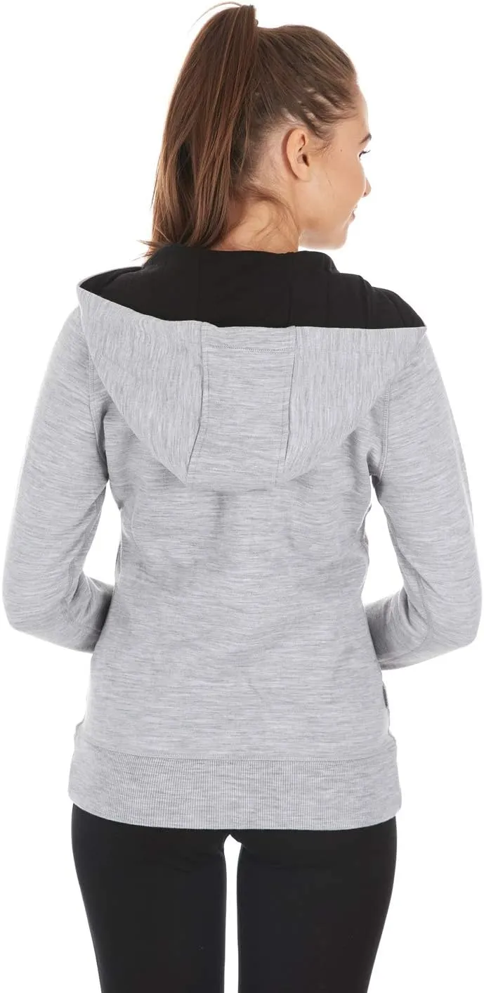 Merino Wool Hoodie - Expedition Heavyweight - Fleece Brushed Sweatshirt