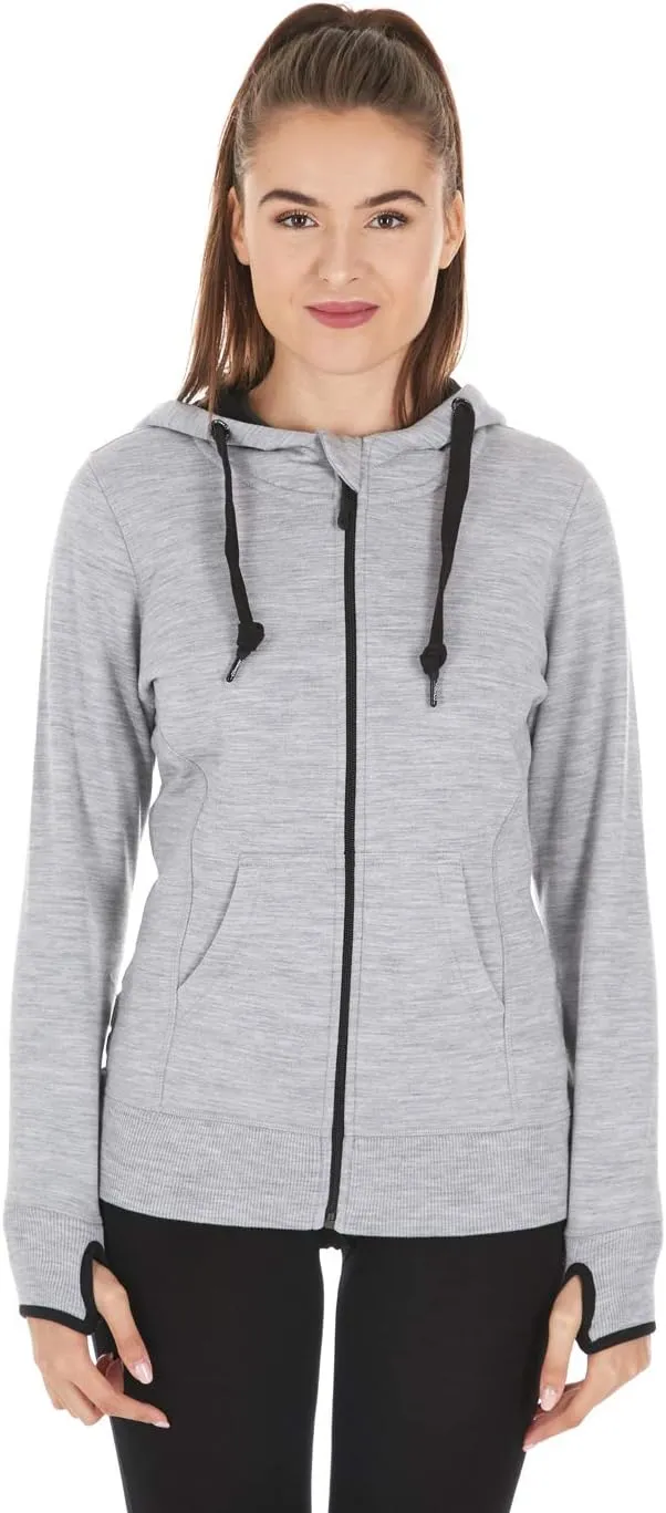 Merino Wool Hoodie - Expedition Heavyweight - Fleece Brushed Sweatshirt