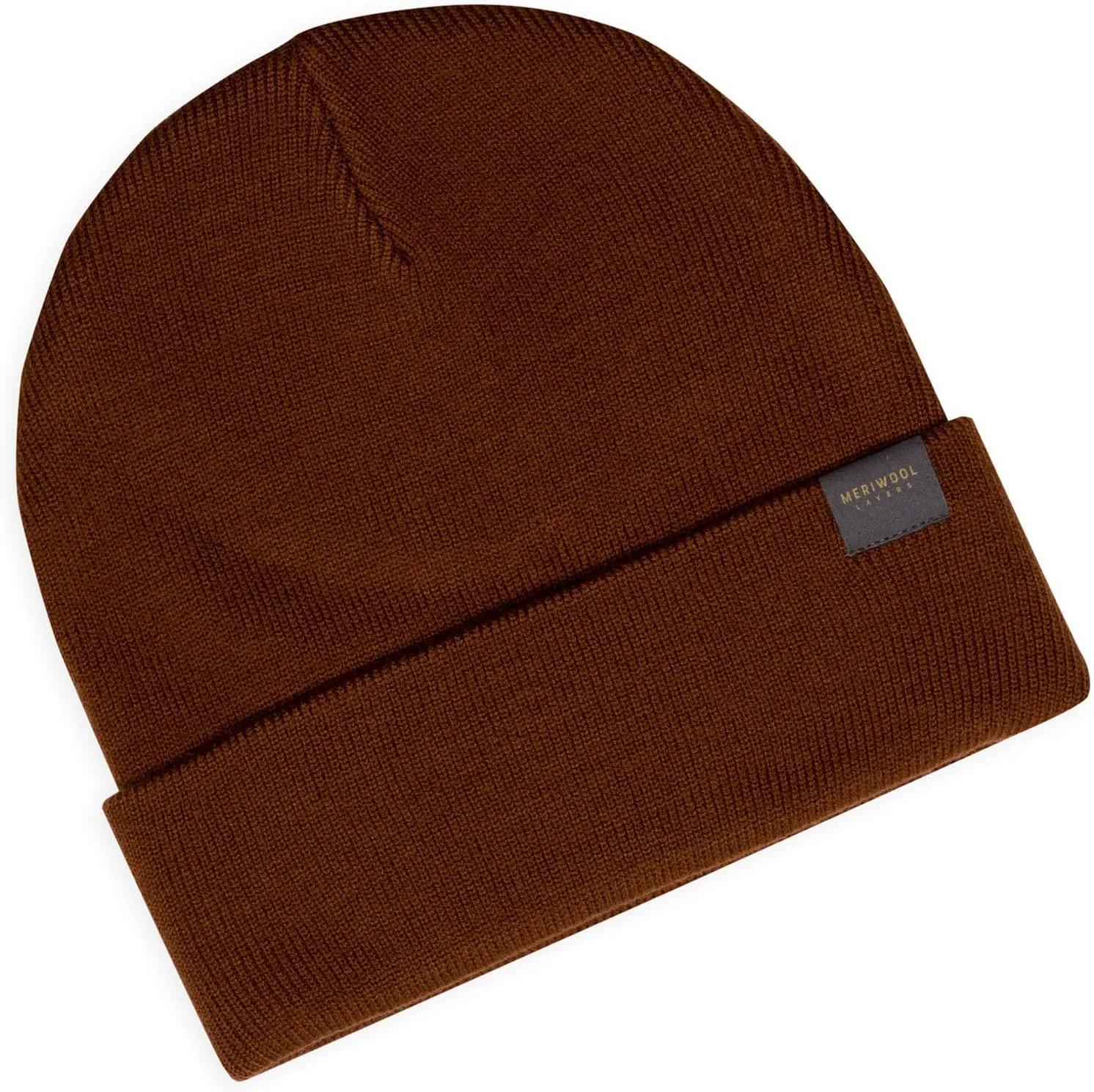 MERIWOOL Beanie for Men and Women - Merino Wool Blend Ribbed Knit Winter Hat