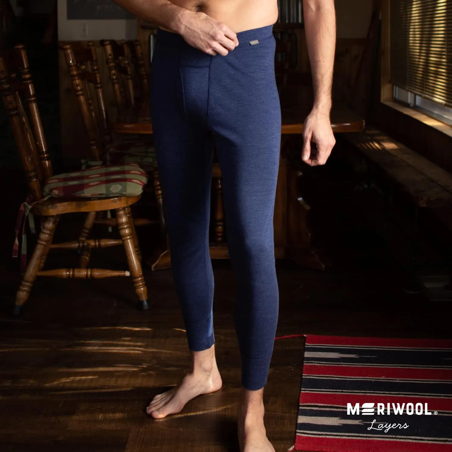 MERIWOOL Mens Base Layer 100% Merino Wool Heavyweight 400g Thermal Pants