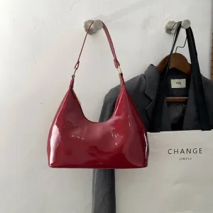 Metallic Glossy Shoulder Bags