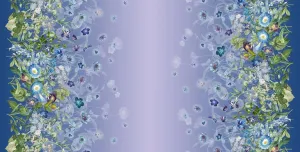 Michael Miller Floral Double Border, Multi 15 Yard Bolt