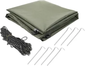 Milisten 1set Camping Tarp Tent Lightweight Outdoor Awning Shade for People Sunshade Cover for Beach Picnic Hiking Easy to Carry Storage Bag