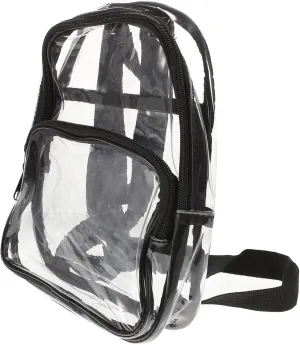 Mini Backpack Pvc Stadium Accessory Versatile Bag for Travel Daily Needs