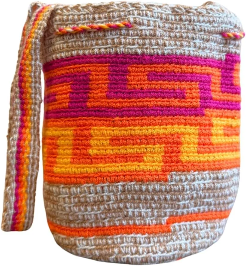 Mini Traditional Wayuu Mochila Bag | Woven Crossbody | Handmade | Boho