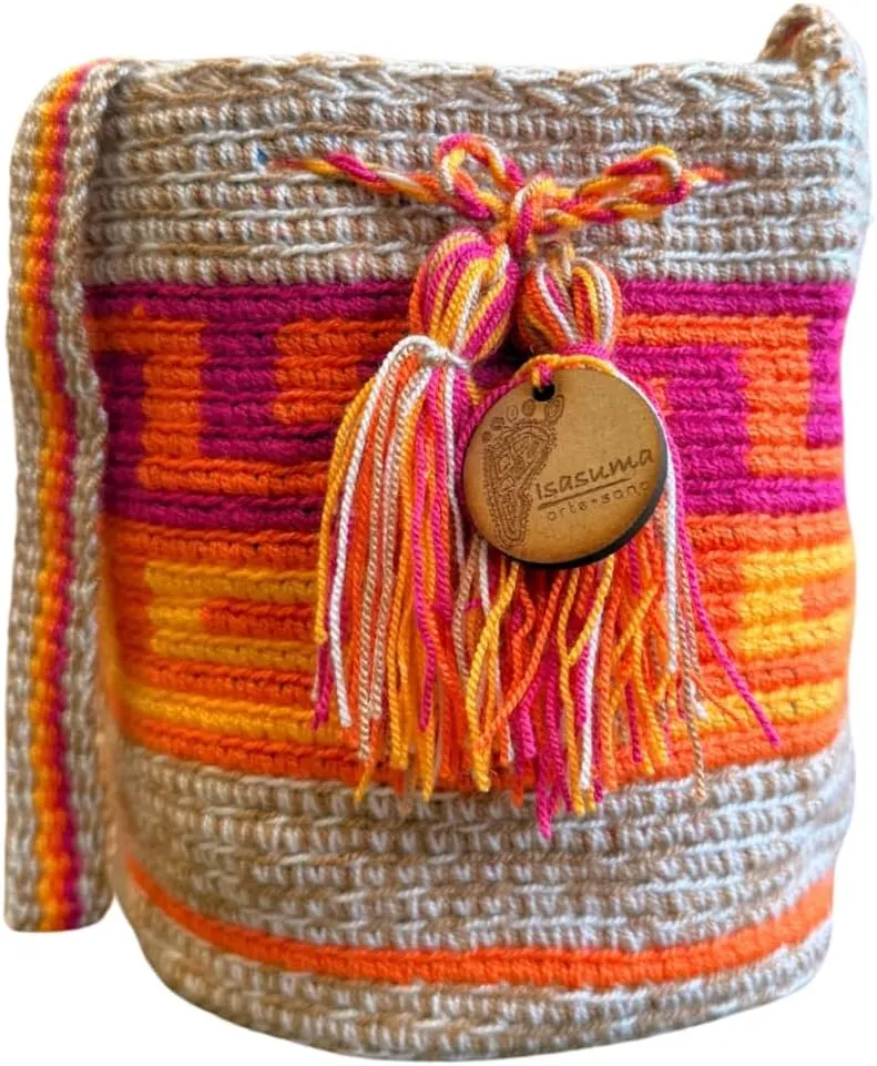 Mini Traditional Wayuu Mochila Bag | Woven Crossbody | Handmade | Boho