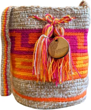 Mini Traditional Wayuu Mochila Bag | Woven Crossbody | Handmade | Boho