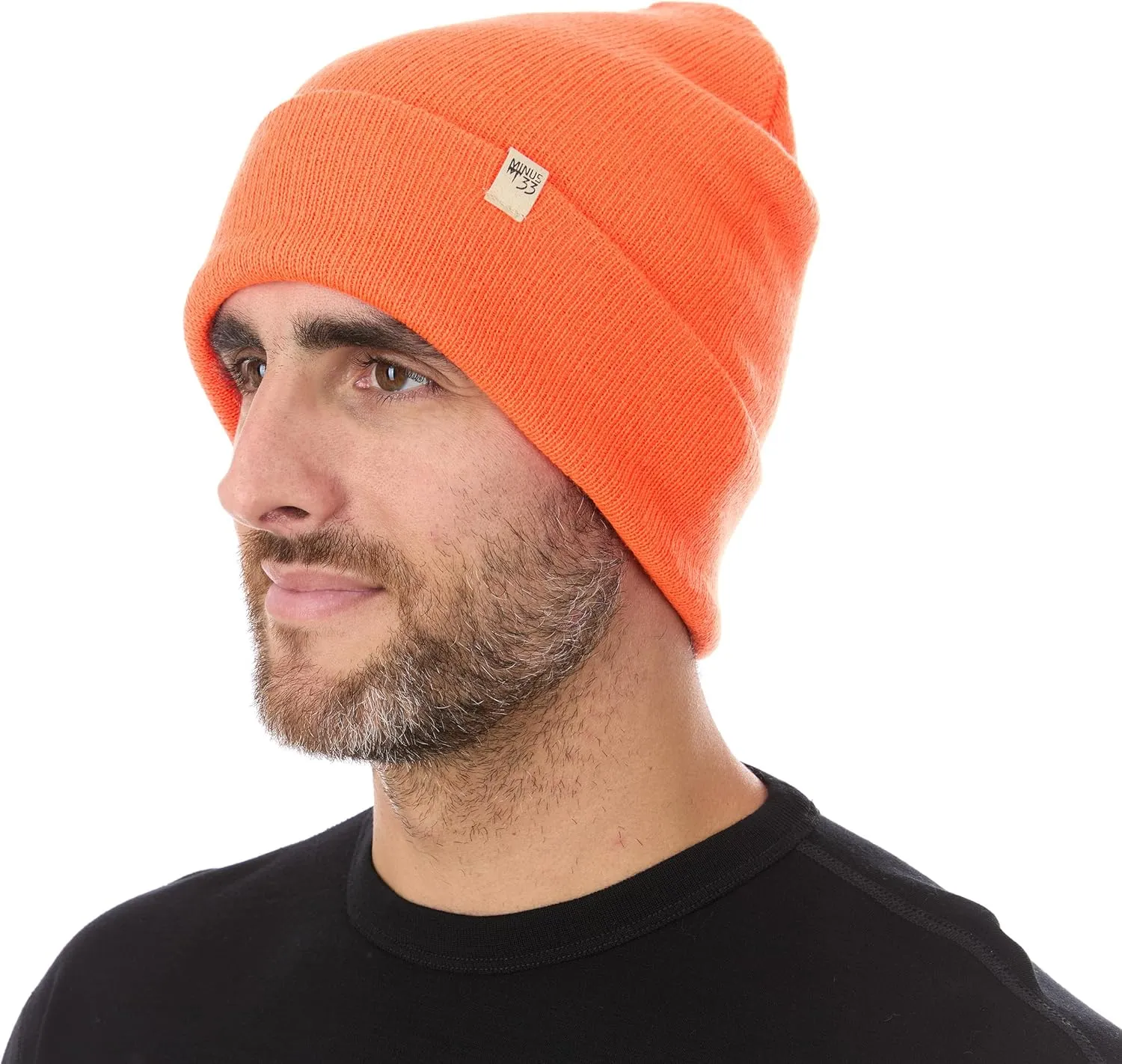 Minus33 Midweight Everyday Knit Cuff Beanie - 100% Merino Wool - Warm Winter Hat