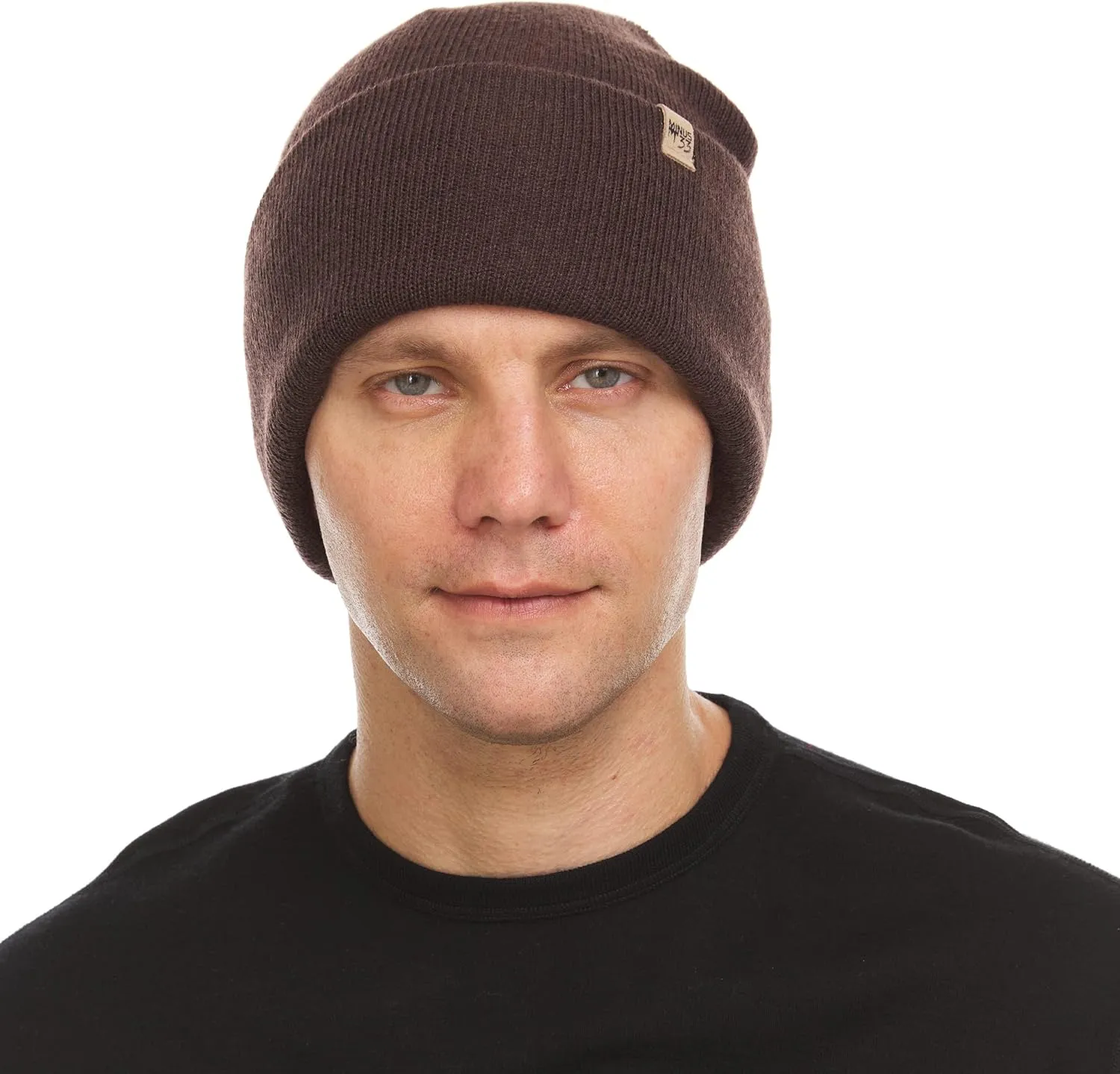 Minus33 Midweight Everyday Knit Cuff Beanie - 100% Merino Wool - Warm Winter Hat