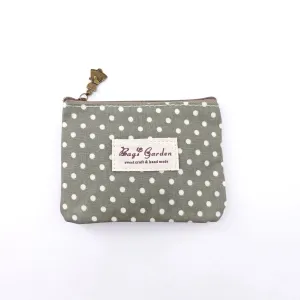Monedero Waterproof Lunares Verde Bags Garden