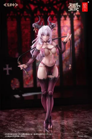 M(SNAIL SHELL) RPG-01 Succubus Rastia 1/12 Scale Original Action Figure, Multi-Colored, Red, PVC, ABS, POM, Approx. 6.2 Inches (158 mm) Tall, Fantasy