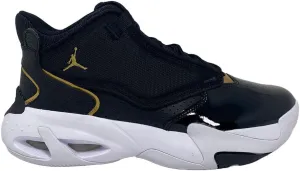 Nike Air Jordan Max Aura 4, Black/Metallic Gold-White, 10 M US