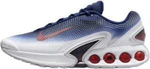 Nike Air Max Dn Men's Shoes (FV2250-100, White/Blue Void/Metallic Silver/Bright Crimson) Size 13