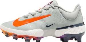 Nike Alpha Huarache Elite 4 Low MCS Men's Baseball Cleats 'Light Silver/Jade Horizon' (HF1137-001) - Size 12