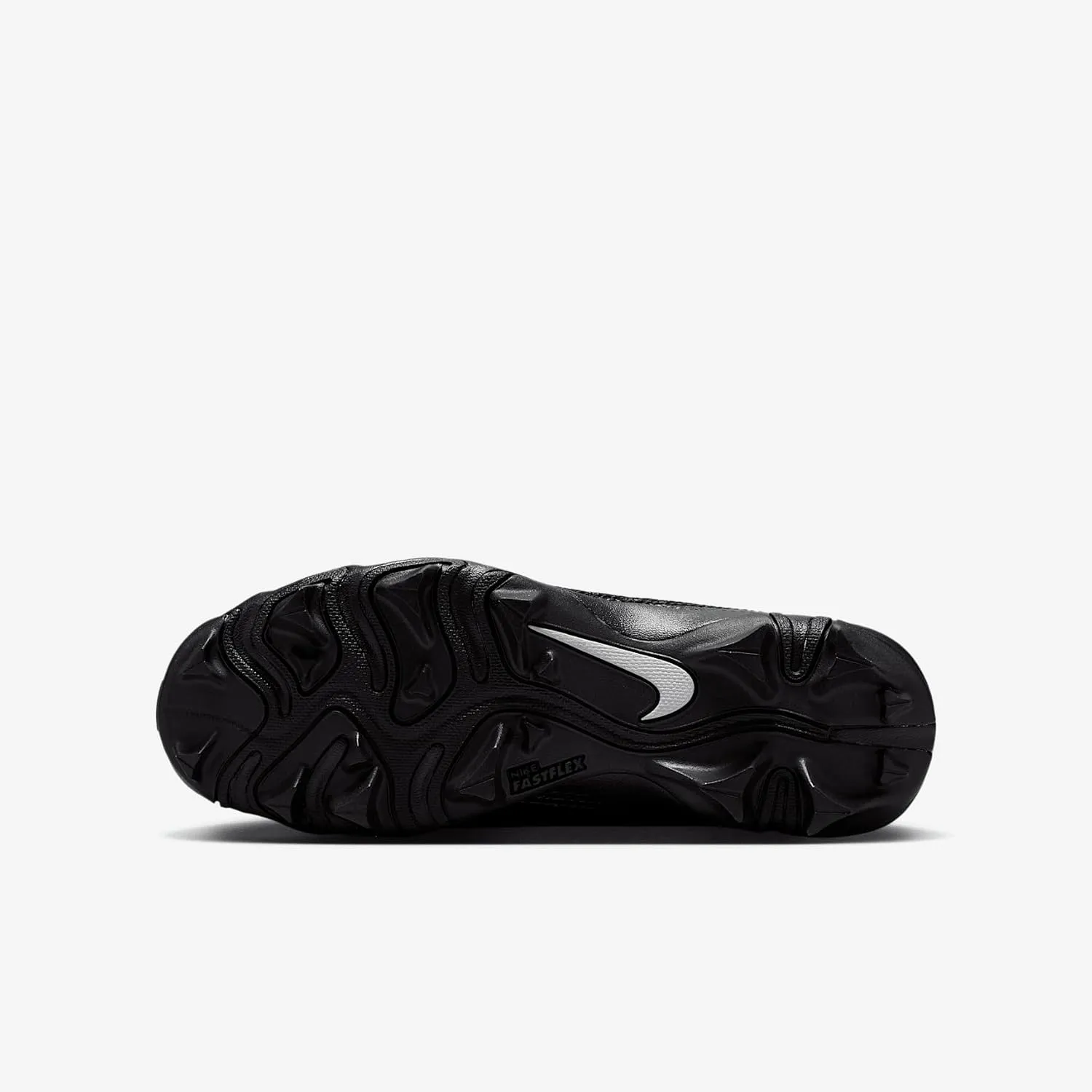 Nike Alpha Menace 4 Shark Big Kids' Football Cleats (FQ4012-002, Black/Metallic Silver)