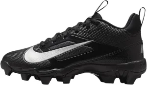 Nike Alpha Menace 4 Shark Big Kids' Football Cleats (FQ4012-002, Black/Metallic Silver)