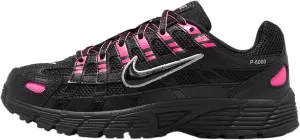 Nike P-6000 Big Kids' Shoes (HV5064-600, Pink Blast/Metallic Silver/Black)