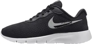 Nike Tanjun SE EasyOn Big Kids' Shoes (FZ1017-001, Black/Smoke Grey/Photon Dust/Metallic Silver) Size 5.5