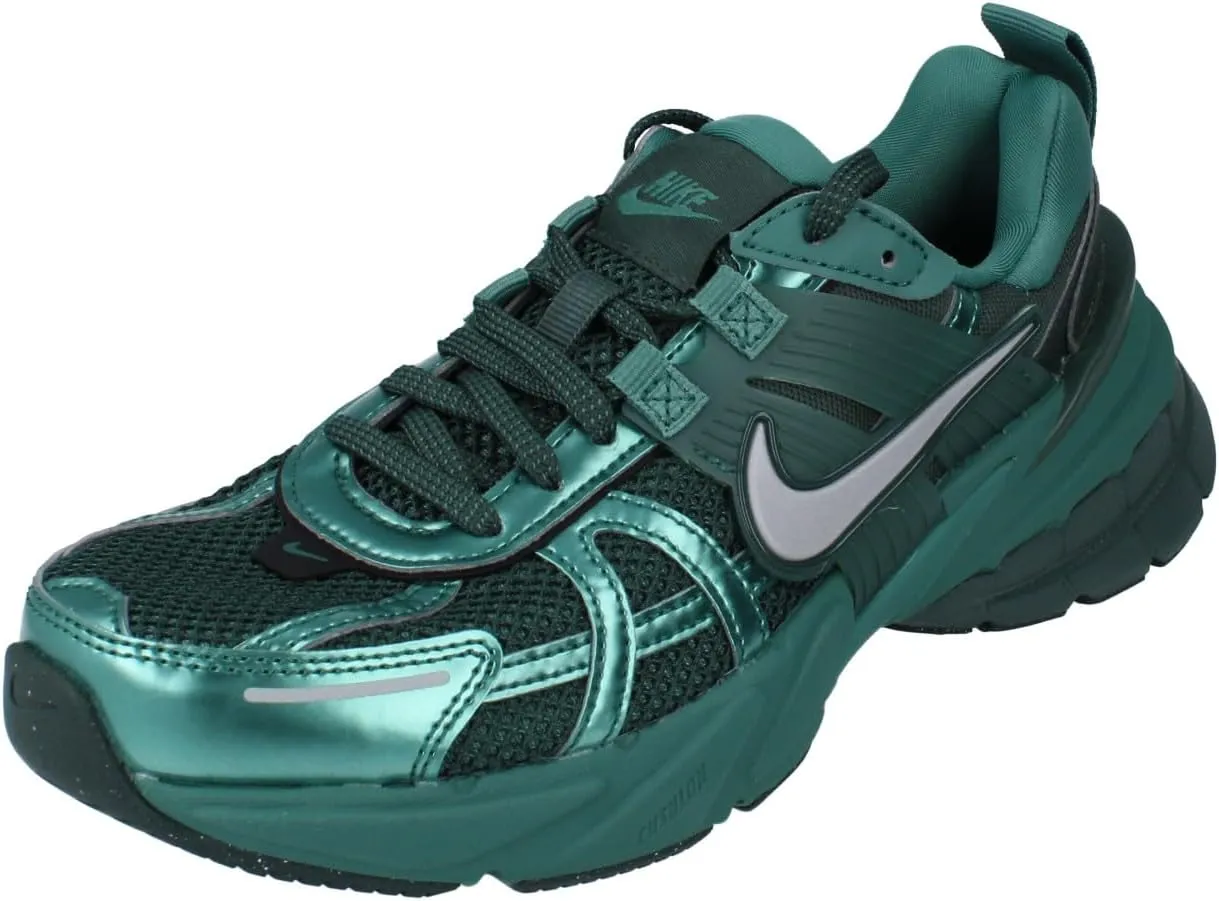 Nike V2K Run Shoes (HF5050-361, Bicoastal/Vintage Green/Metallic Silver) Size 9.5