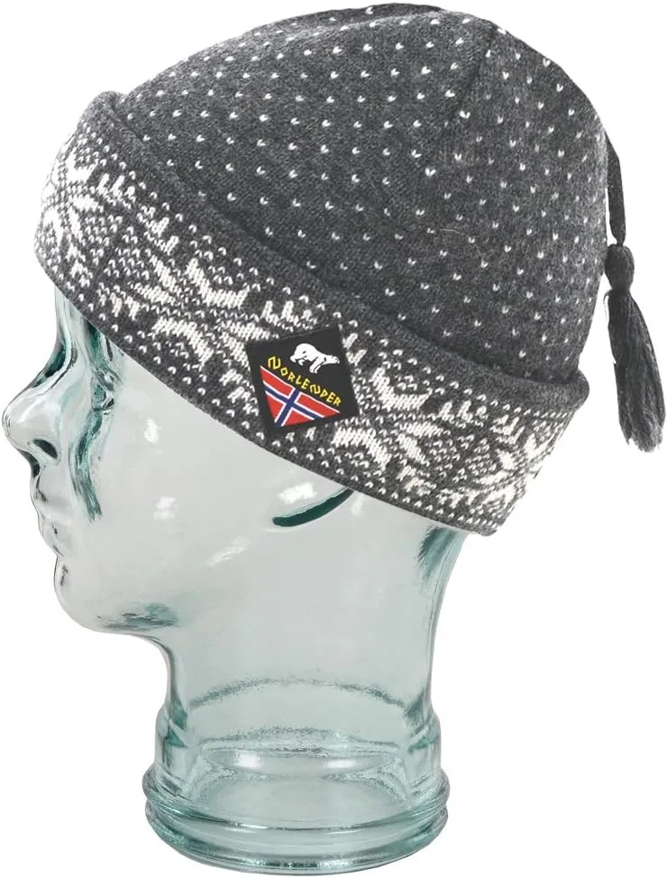Norlender 100% Norwegian Wool Dot Print Hat