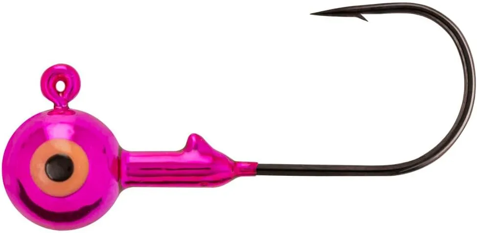 Northland Tackle Gum-Ball JIG / 0.875" / 1/32 OZ - #6 HK / 12 Pack/Metallic Purple