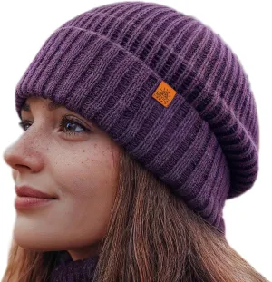 NOVICA Unisex Fall Winter Soft Alpaca Wool Blend Knit Beanie Hat