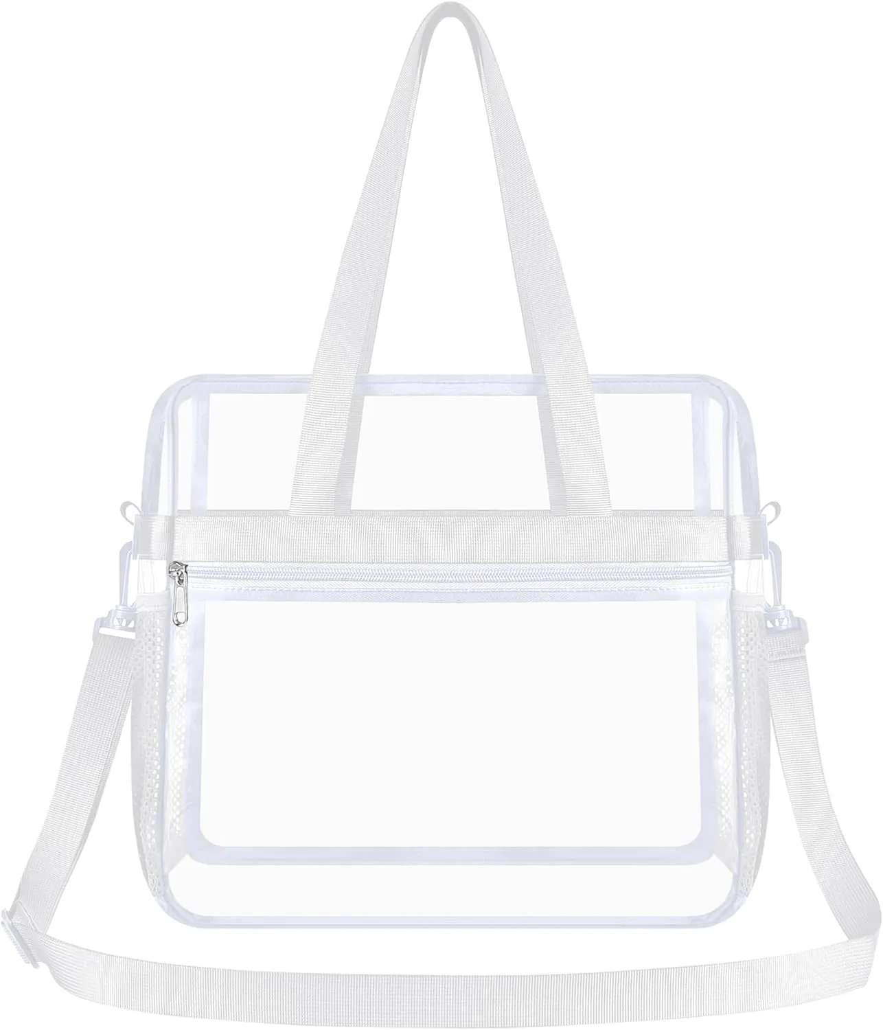 Oraben Clear Tote Bag Clear Bag Stadium Approved 12x6x12 Stadium Bag for Work, Sports Games,Gym