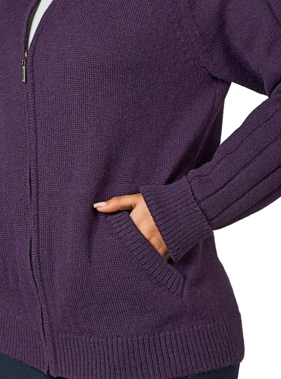 Original Mister Rogers Zip-Up Cardigans for Women | 100% Alpaca Wool