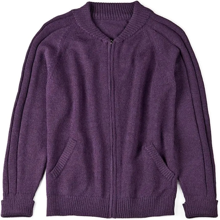Original Mister Rogers Zip-Up Cardigans for Women | 100% Alpaca Wool