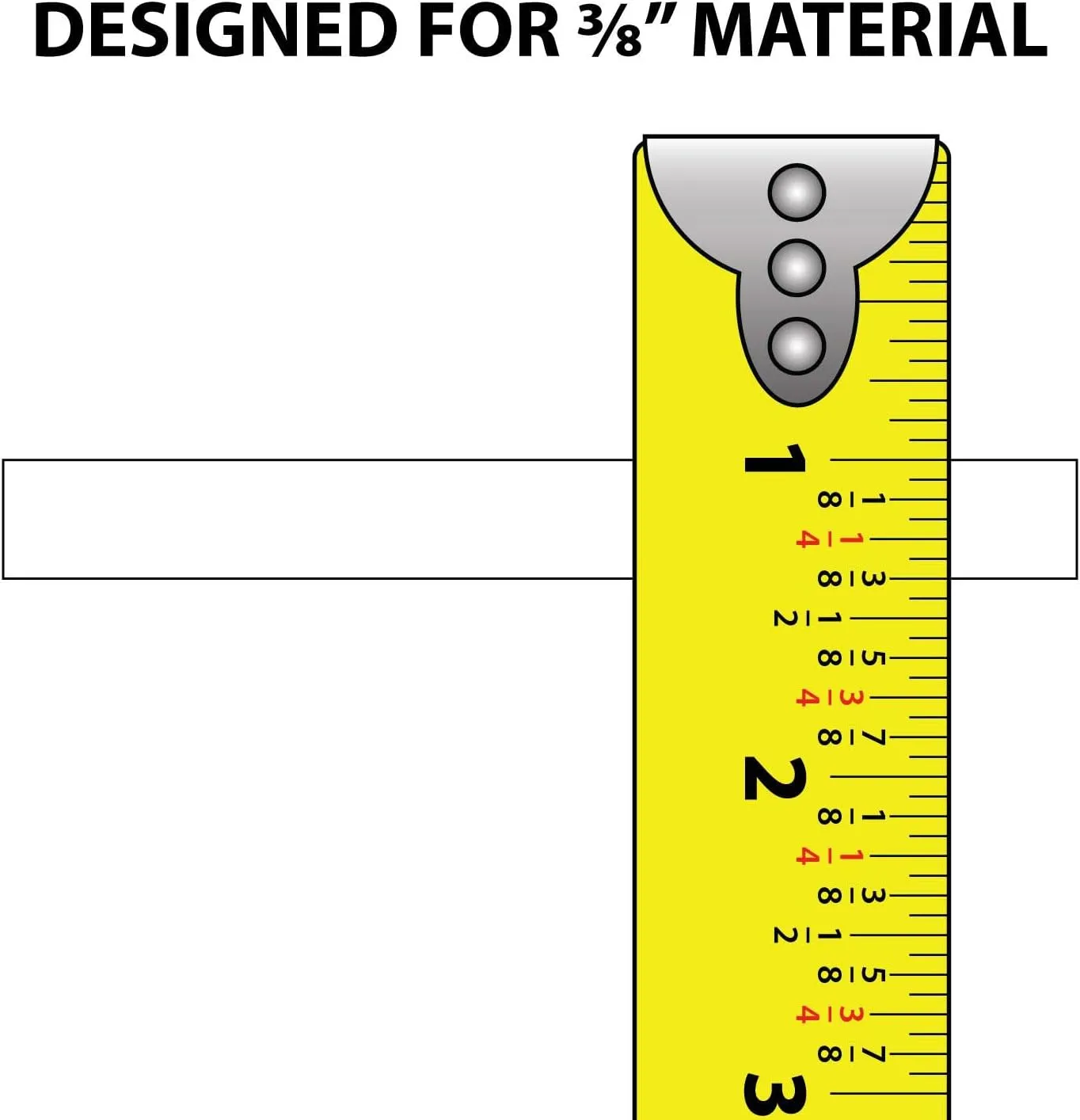 Outwater Plastic H Channel Fits Material 3/8 Inch Thick White Styrene Divider Moulding 46 Inch Length (Pack of 2)