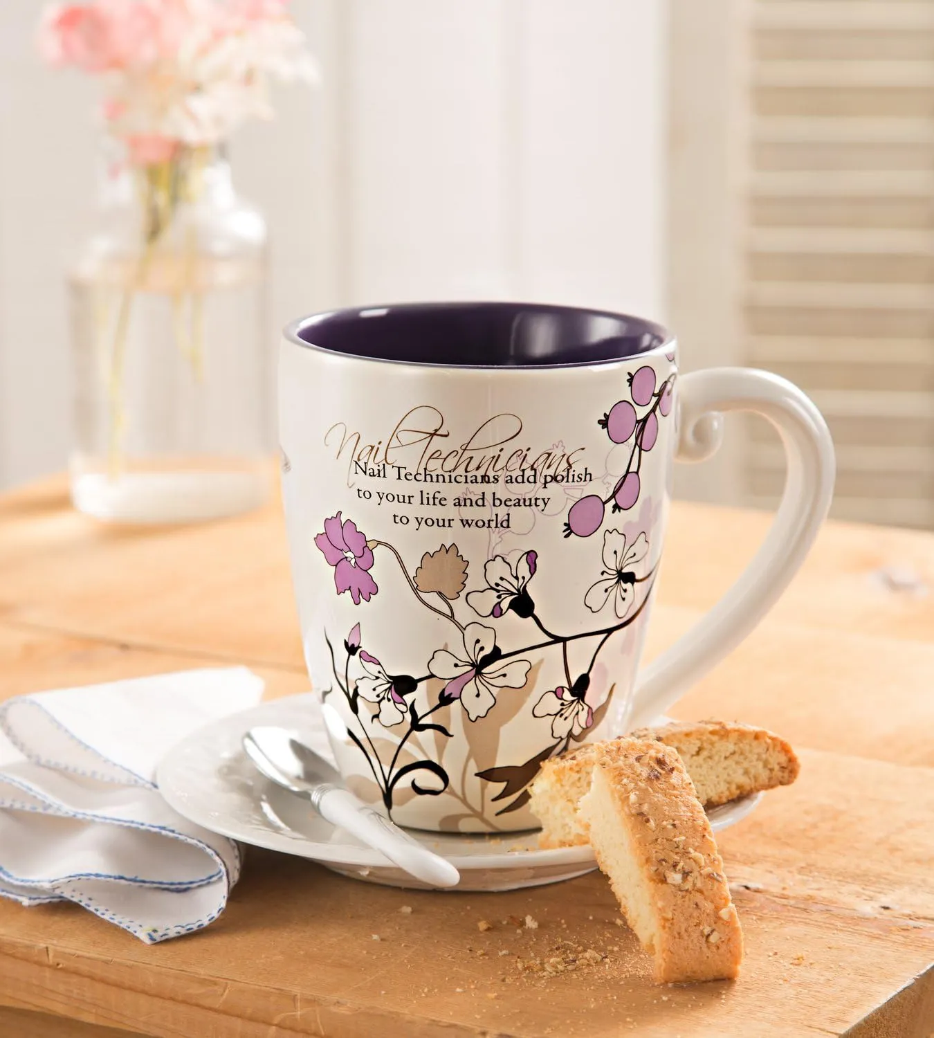 Pavilion Gift Company Blessing Ceramic Mug, 17-Ounce, Mark My Words,Multicolored
