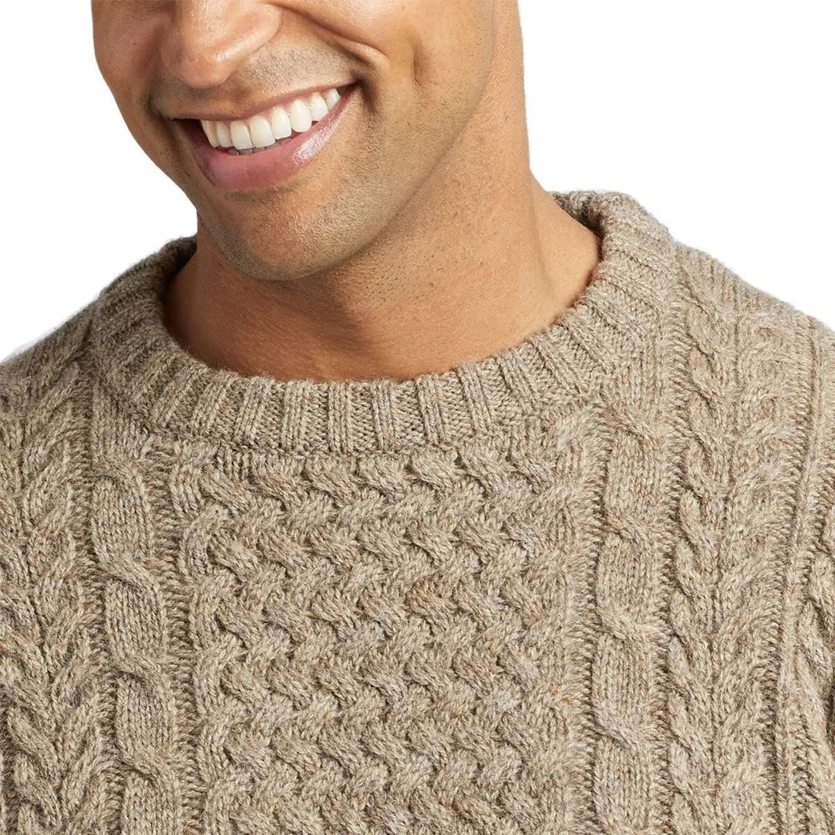 PENDLETON Men's Shetland Fisherman Sweater