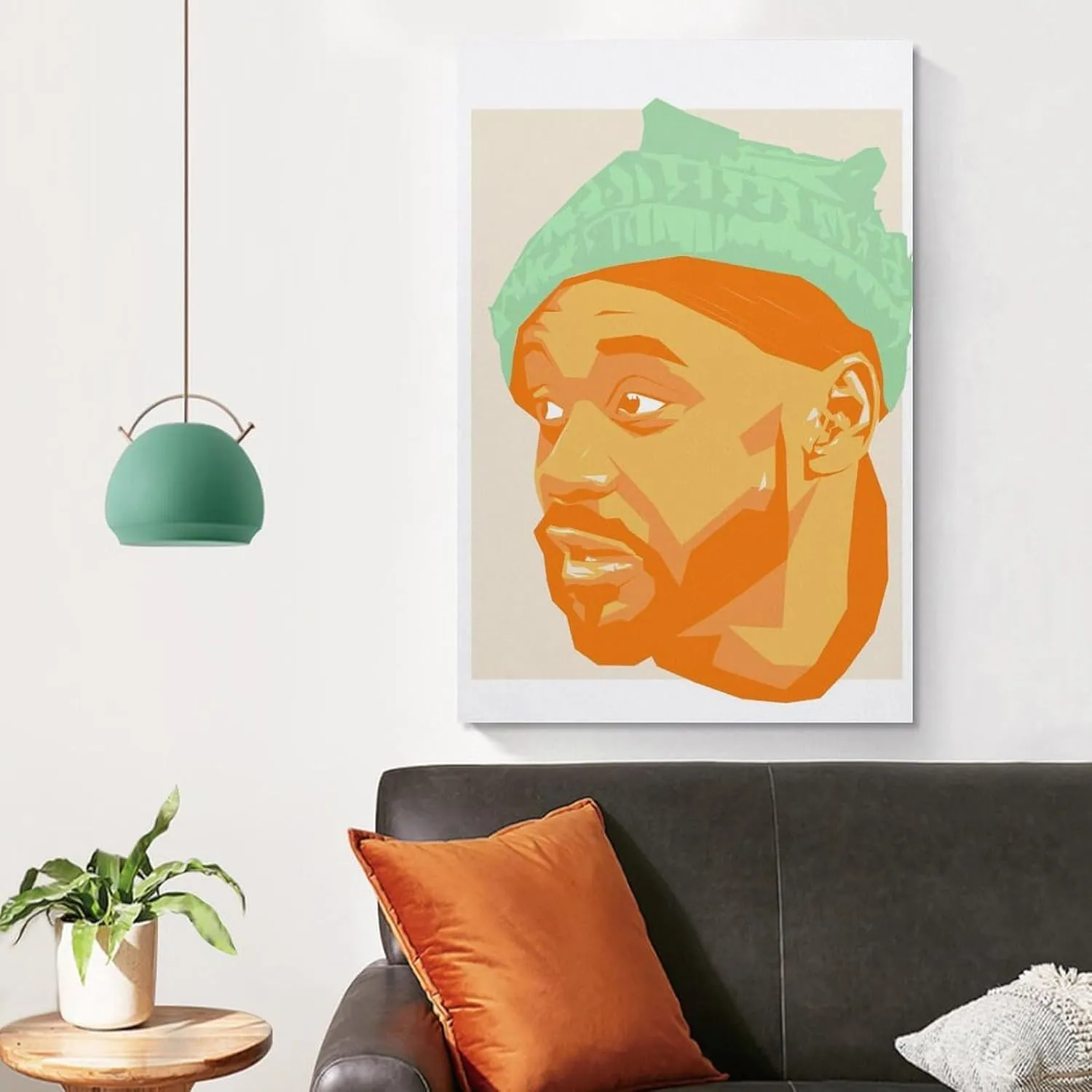 PFFLKPL Ghostface Killah Hip Hop Canvas Poster Bedroom Decor Sports Landscape Office Room Decor Gift Unframe-style16x24inch(40x60cm)