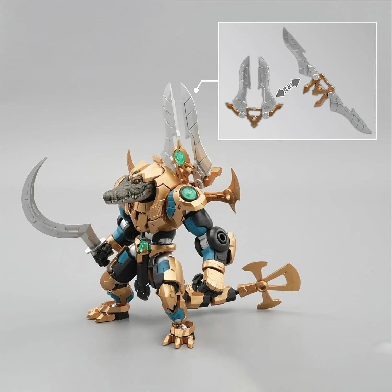 Pipigirl 1:24 Removable Mech Action Figure, Number 57 Manhunter Sobek, Height 3.9 inch Collectible Mecha Action Figures Kits