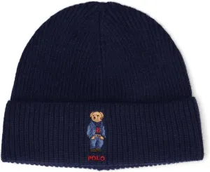 Polo Ralph Lauren Men's Solid Flag Bear Beanie