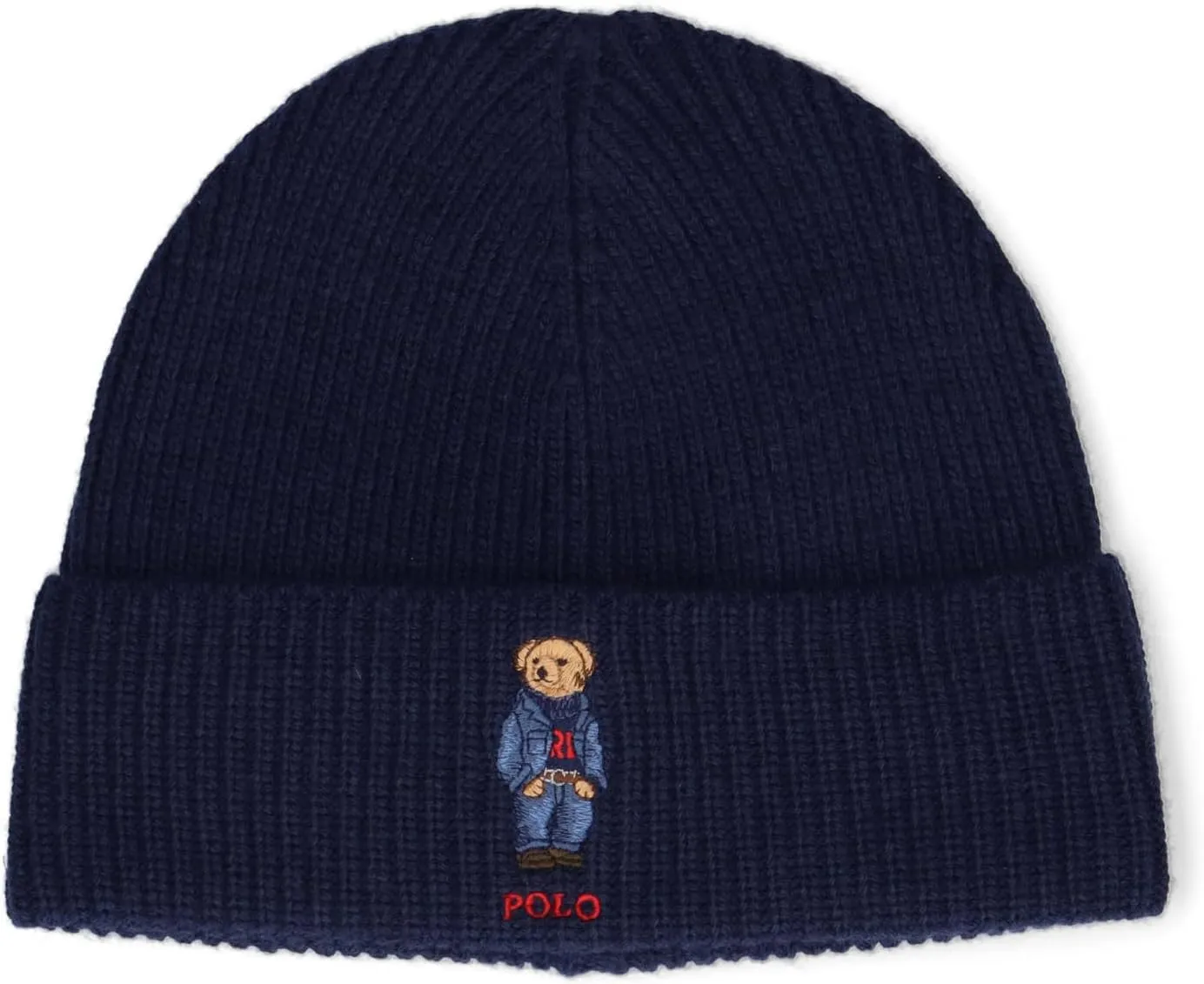 Polo Ralph Lauren Men's Solid Flag Bear Beanie