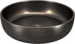 Precious Metals Bathroom Sink With Gunmetal Finish PML1616-M
