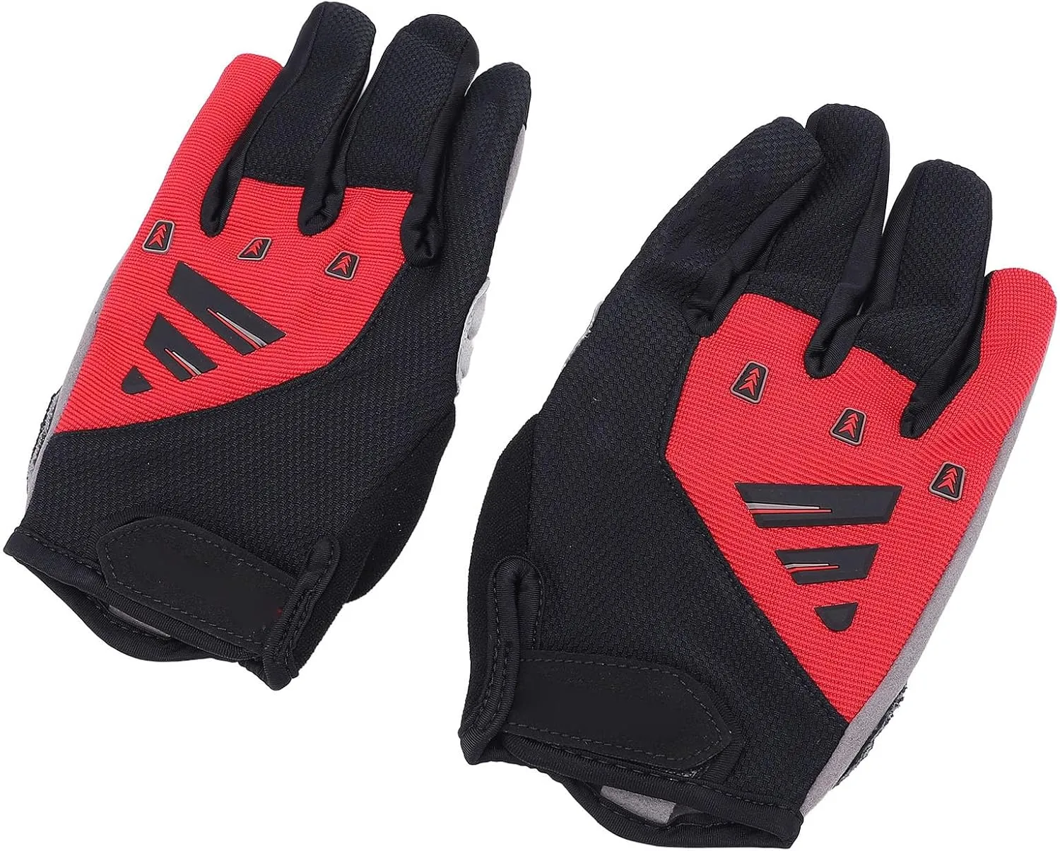Premium Full Finger Cycling Gloves, Anti Slip Shock Absorbing, Lightweight with Touchscreen Compatible Fingertips, Unisex Design for Men Women, Durable Compact