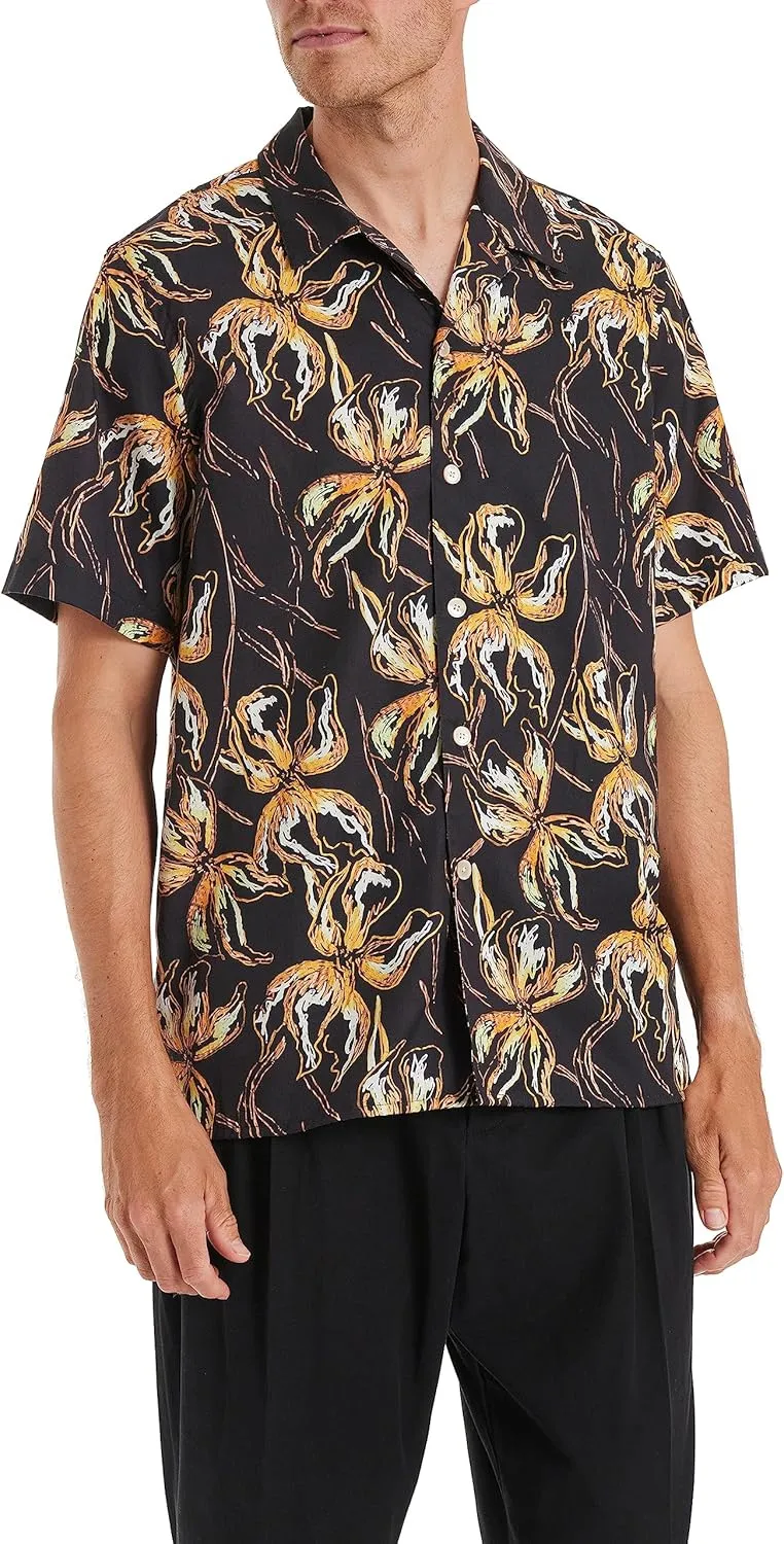 PS Paul Smith Men's Short Sleeve Casual Fit Shirt