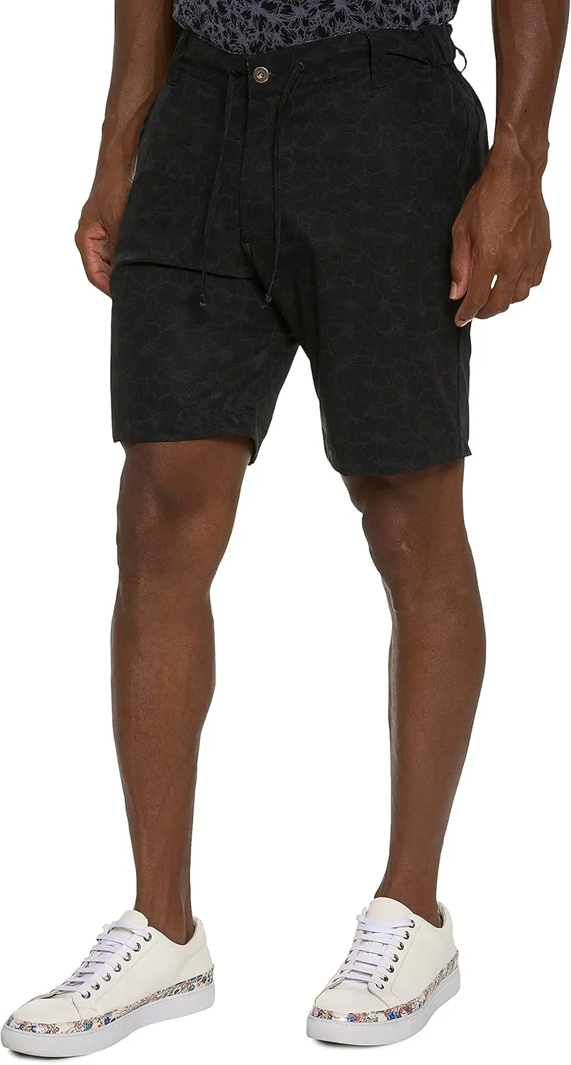 Robert Graham Men's Floral Tiger Beach to Bar Short