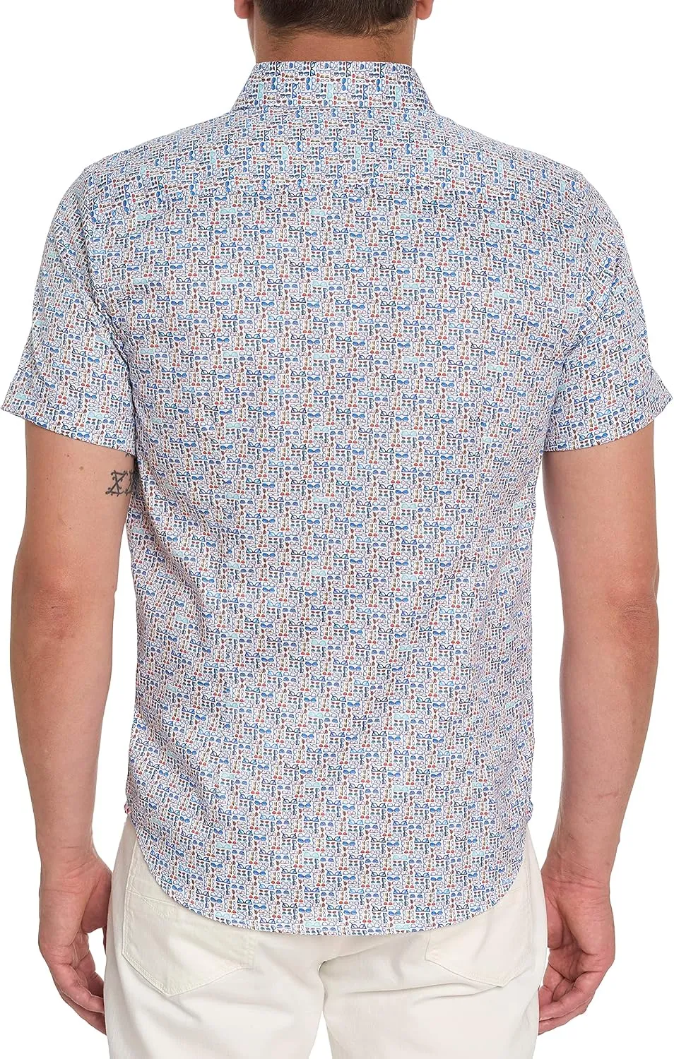Robert Graham Men's Overlook Short-Sleeve Woven Shirt
