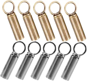 Rope Stopper Metal Drawstring Cord Locks Shoelace Cord Stops Rope End Caps for Diy Fashion Accessories