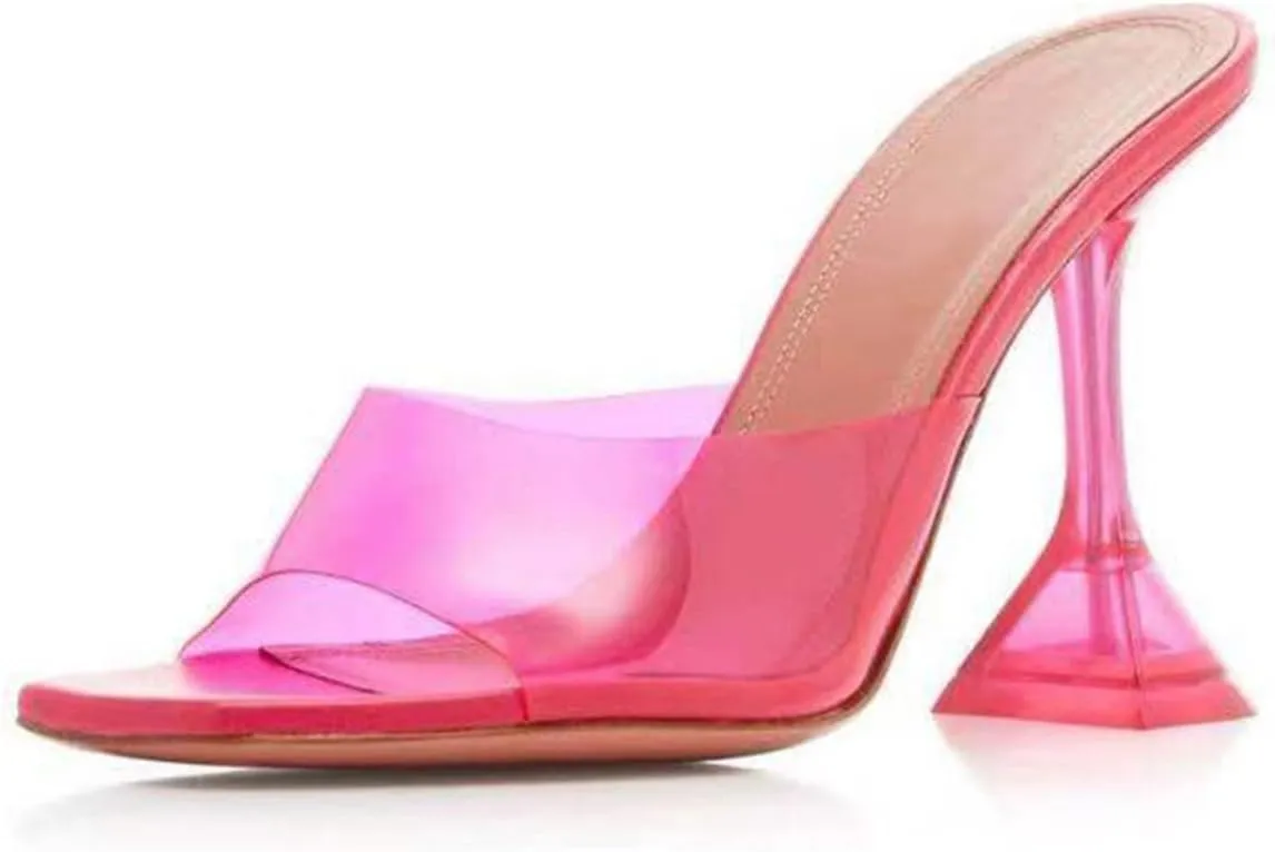 Scaoruki Fashion Women Clear Pumps Slip on D Orsay Shoes