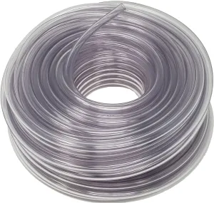 Sealproof Unreinforced PVC Food Grade Clear Vinyl Tubing, 100 FT, 1/4-Inch-ID x 3/8-Inch OD