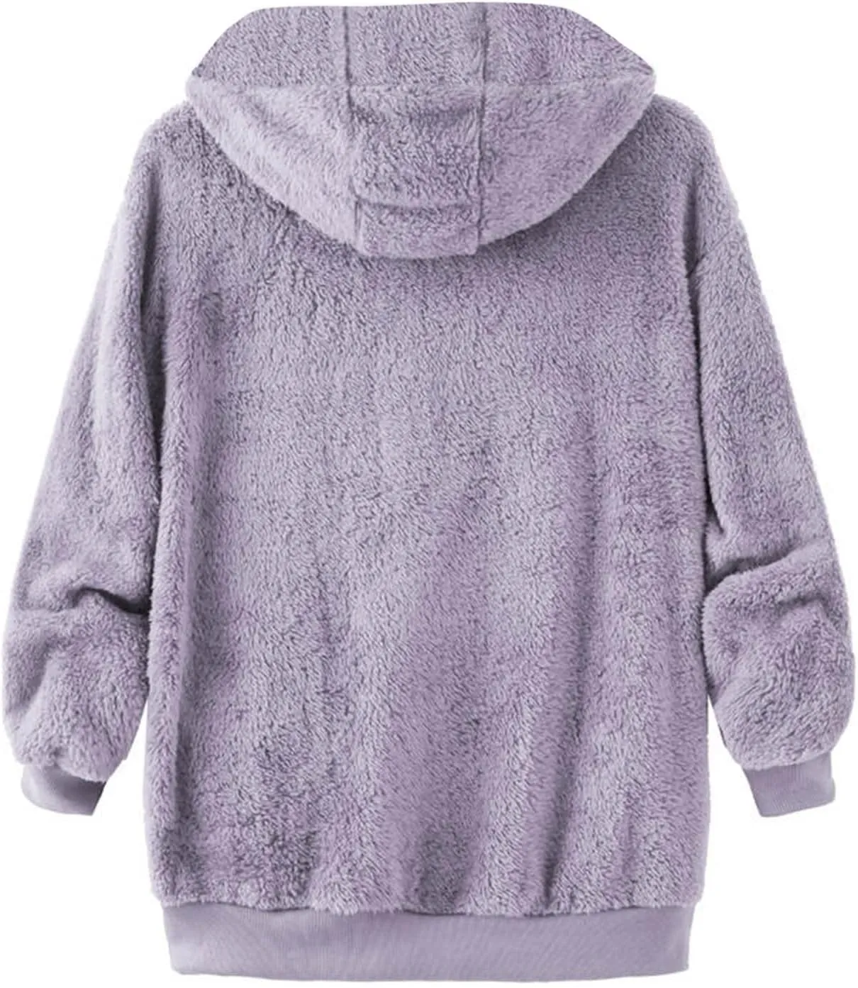 Sherpa Jacket Women 2024 Plus Size Zip Up Hooded Fuzzy Fleece Fluffy Coat Cozy Warm Winter Casual Shearling Coats