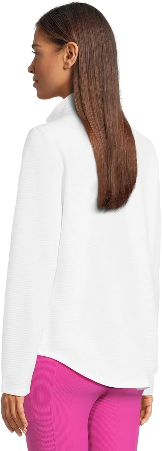 Skechers Women's Gowalk Hoodless Hoodie Shine Scoop Hem Jacket