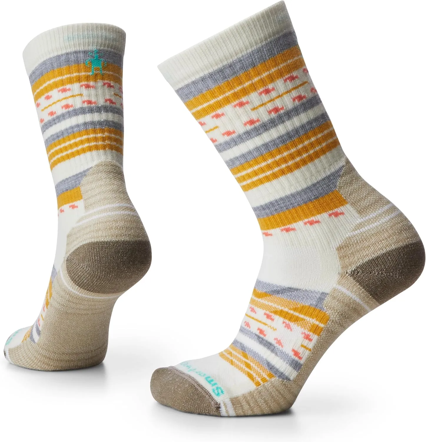 Smartwool Women's Hike Light Cushion Margarita Crew Natural M