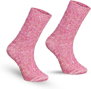 Softest Bling Boot Knit Socks for Women - Premium Soft Knit Wool, Shiny Metallic Accents, Comfortable, Crew Length