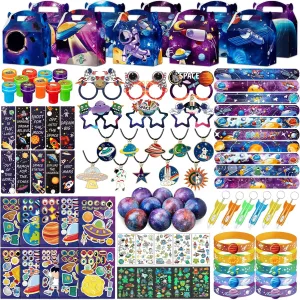 Space Party Favors, Outer Space Themed Birthday Decorations, Astronaut Gift Box for Kids (Space)